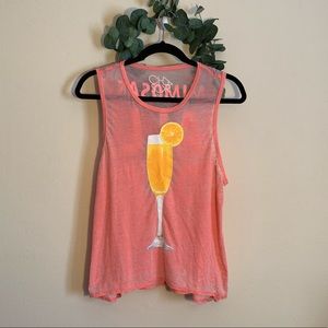 Chaser, Mimosas All Day tank, Size XS